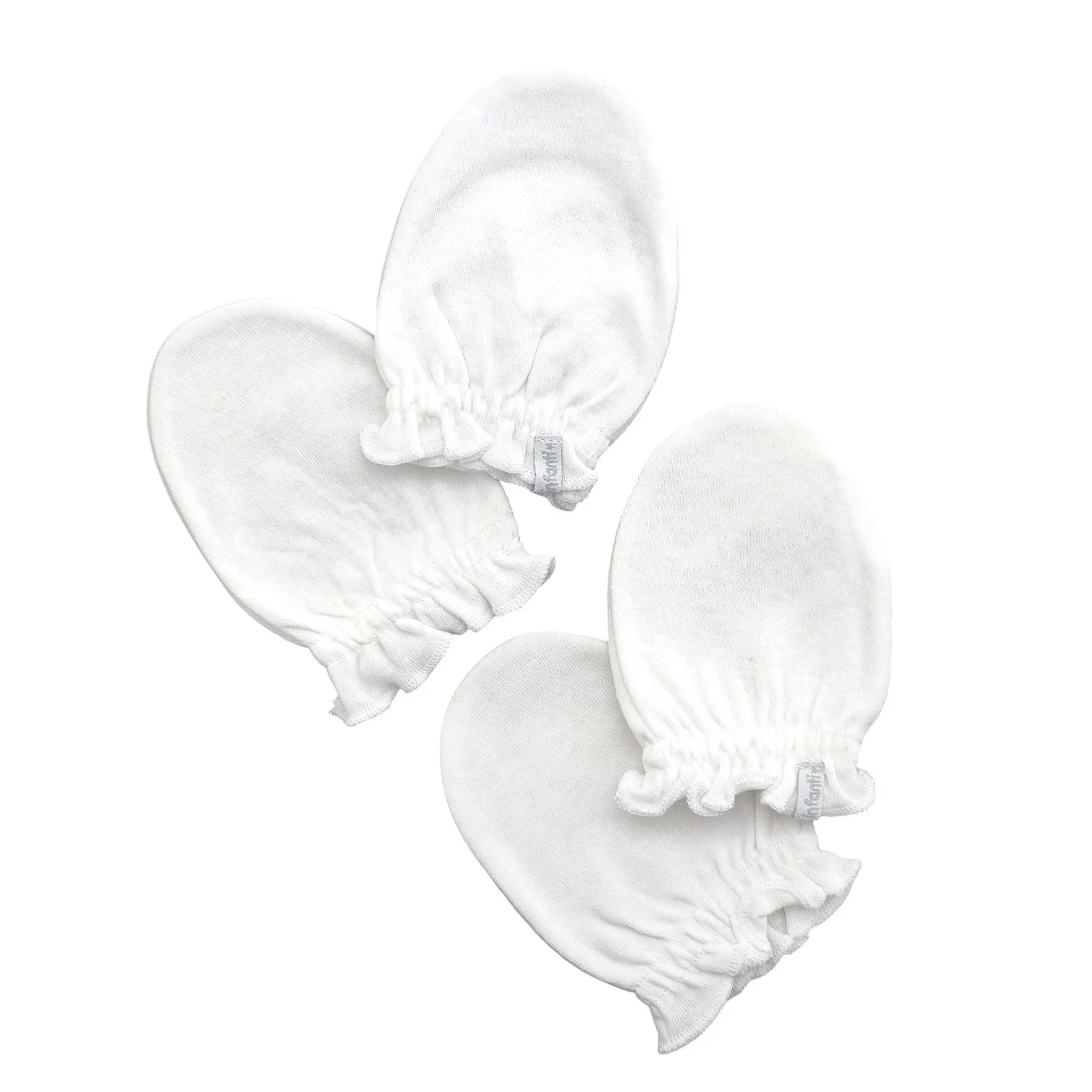 Pack 2 Mitones Blancos Unisex Infanti  3