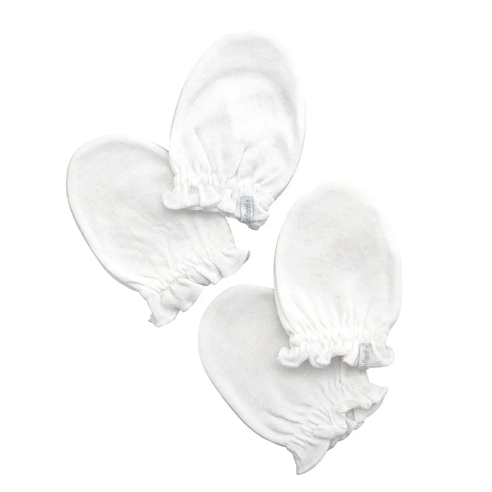 Pack 2 Mitones Blancos Unisex Infanti  3