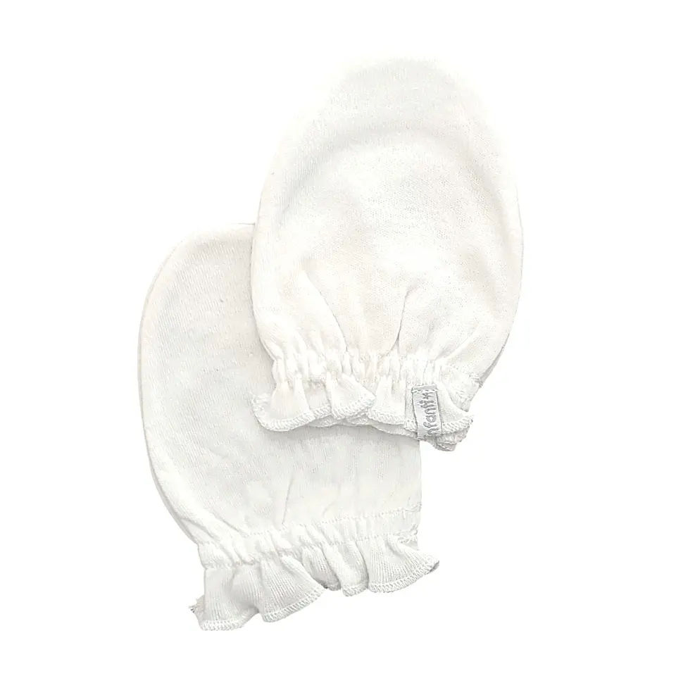 Pack 2 Mitones Blancos Unisex Infanti  4