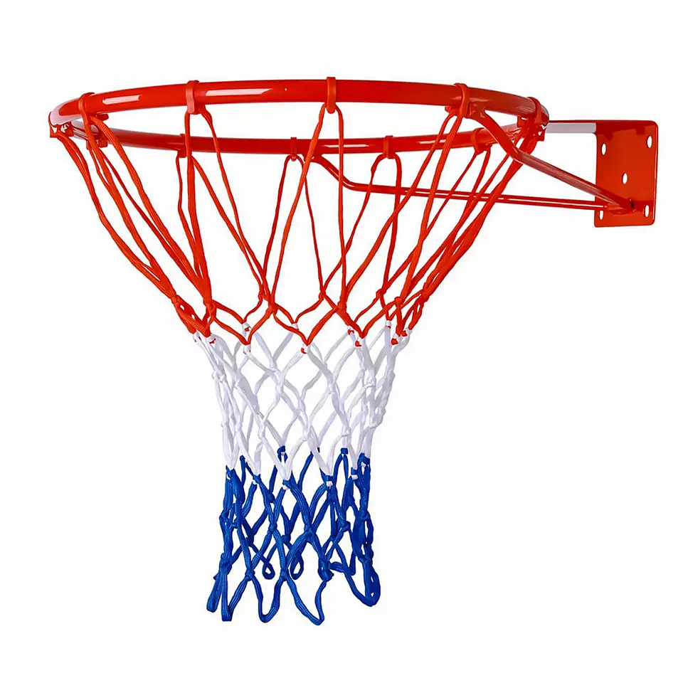 Aro de Basquetbol 45 cm Metálico con Malla y Pernos 1
