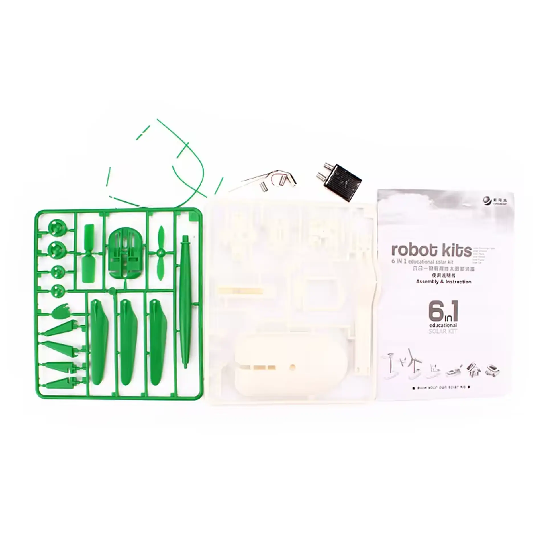 Juguete Solar Robot 6 en 1 Formas Para Armar 6