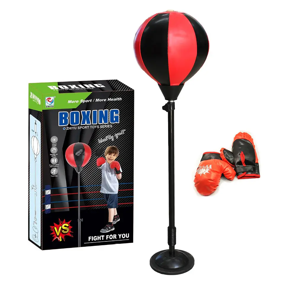 Juego Set de Boxeo Infantil Con Guantes y Bombín 1