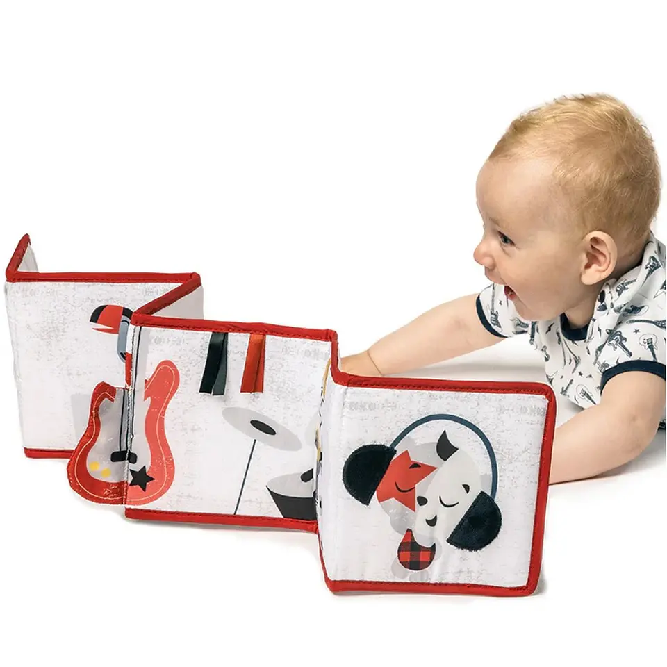 Libro Tiny Rockers para Bebe doble cara de Tiny Love 6