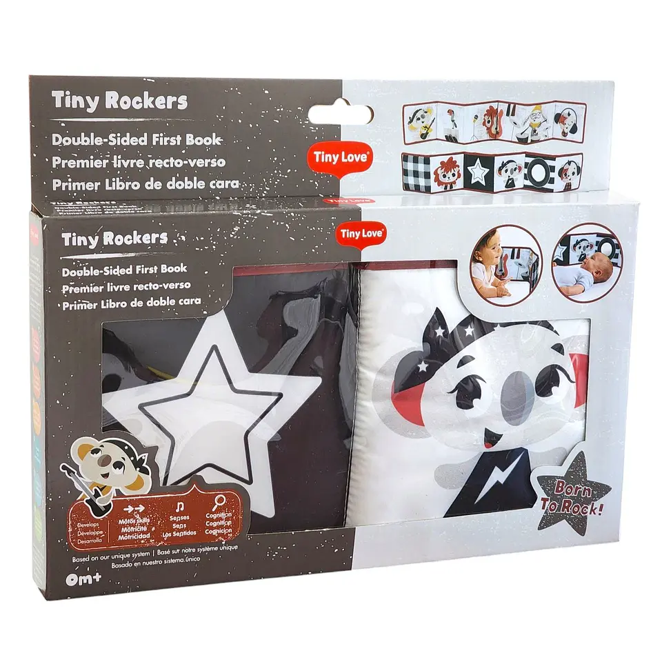 Libro Tiny Rockers para Bebe doble cara de Tiny Love 7