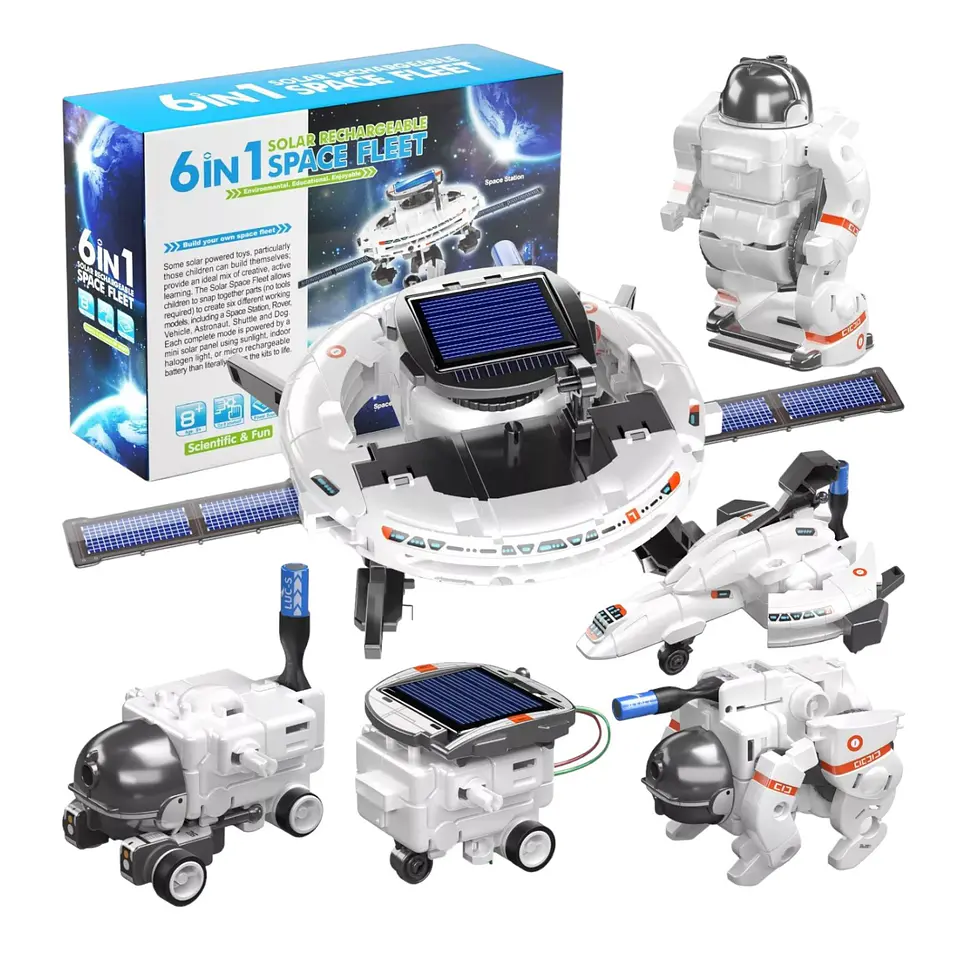 Juguete Científico Solar Flota Espacial 6 en 1 1
