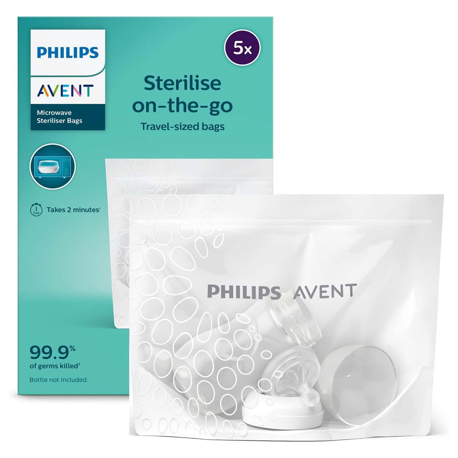 5 Bolsas Esterilizadoras Microondas Philips Avent Scf297/05