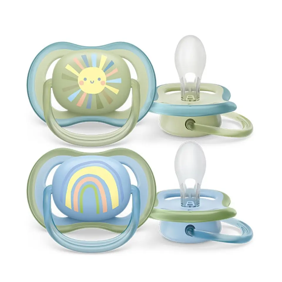 2 Chupetes Avent Ultra Air 0-6m SCF085/58 1