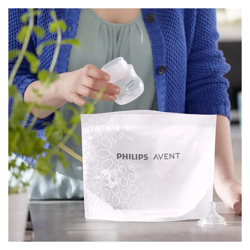 5 Bolsas Esterilizadoras Microondas Philips Avent Scf297/05 3