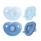 2 Chupete Soothie 0-6m Avent Philips Azul - Miniatura 1