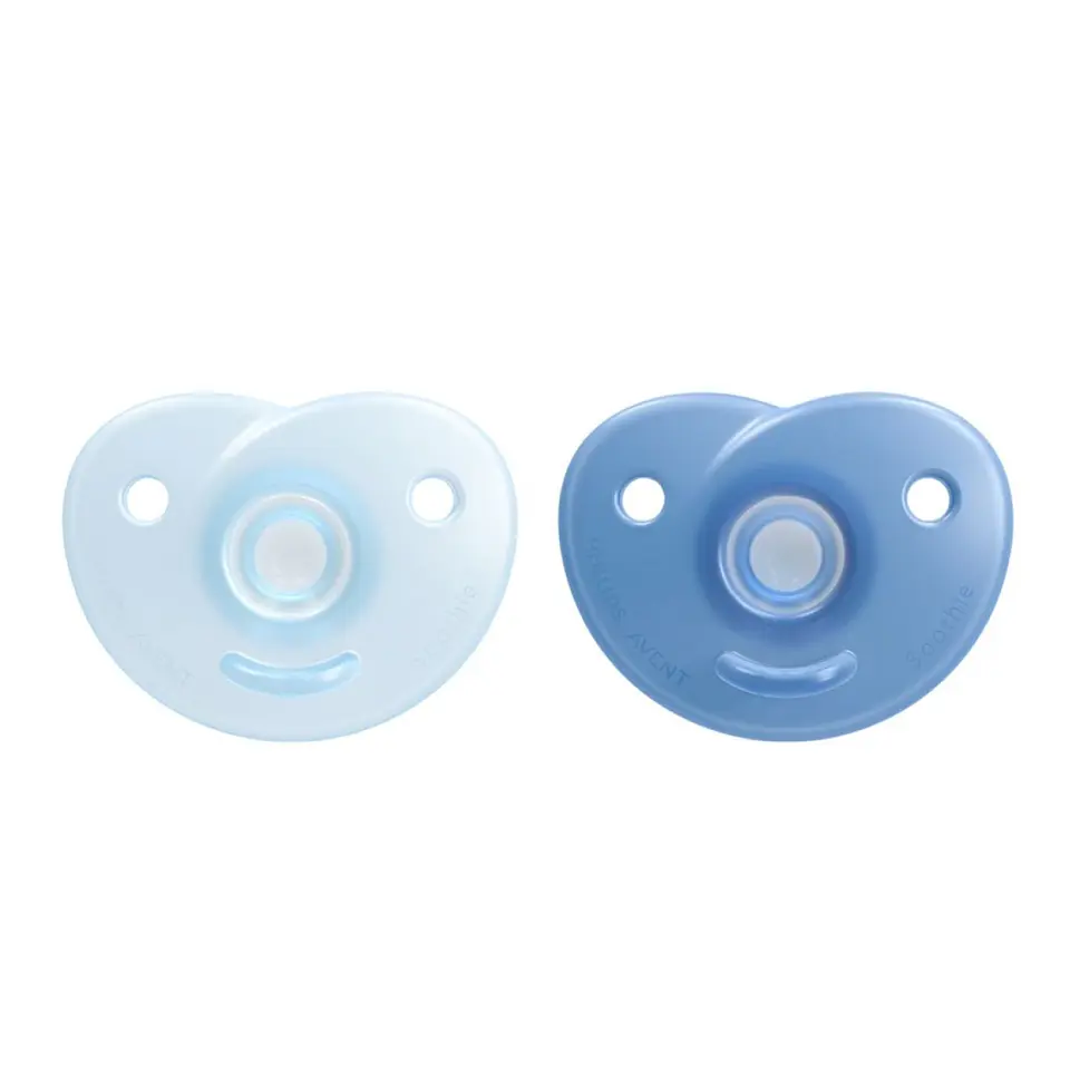 2 Chupete Soothie 0-6m Avent Philips Azul 2