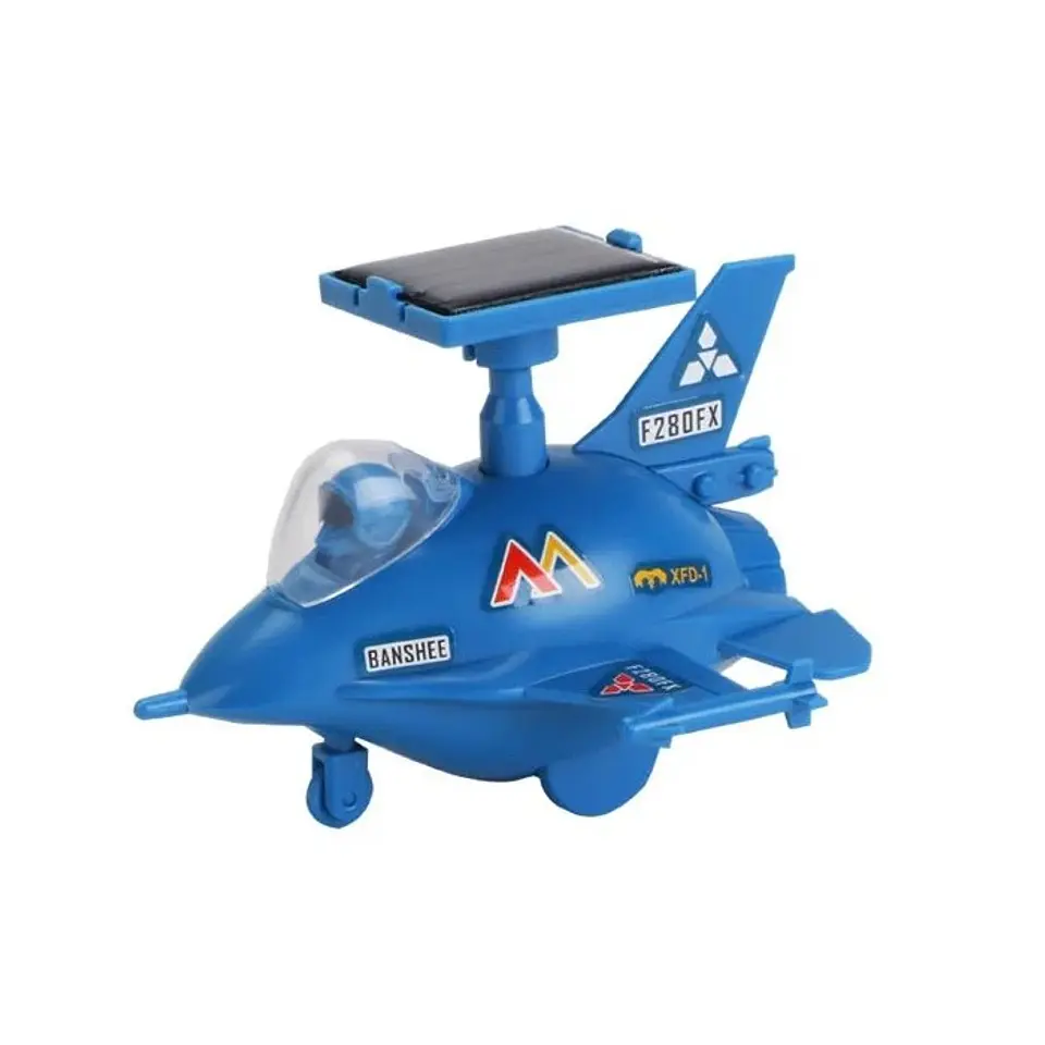 Juguete Científico Avión Solar de Combate Armable 1