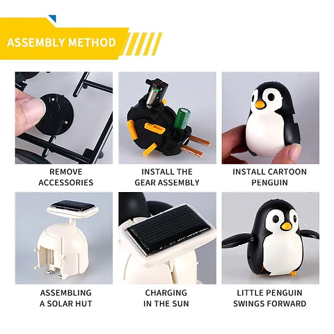 Juguete científico Solar Vida de Pingüino