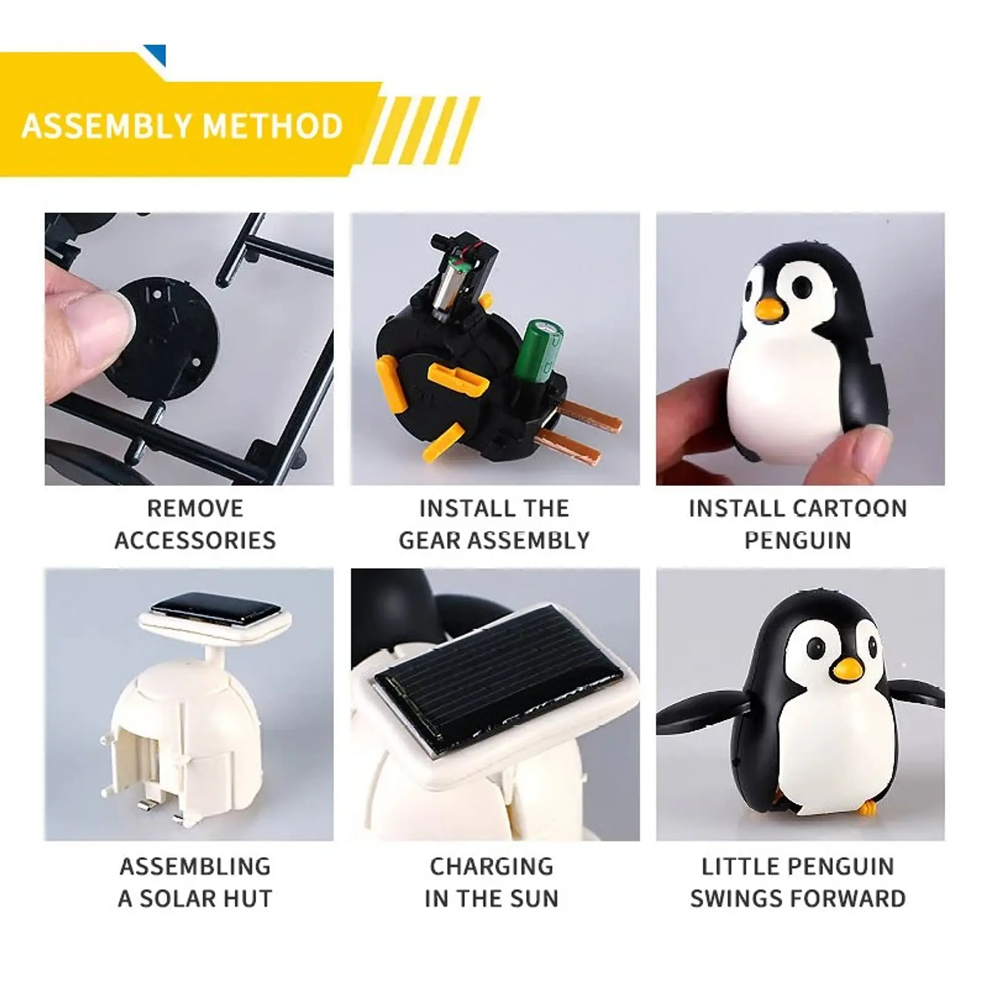 Juguete científico Solar Vida de Pingüino 2
