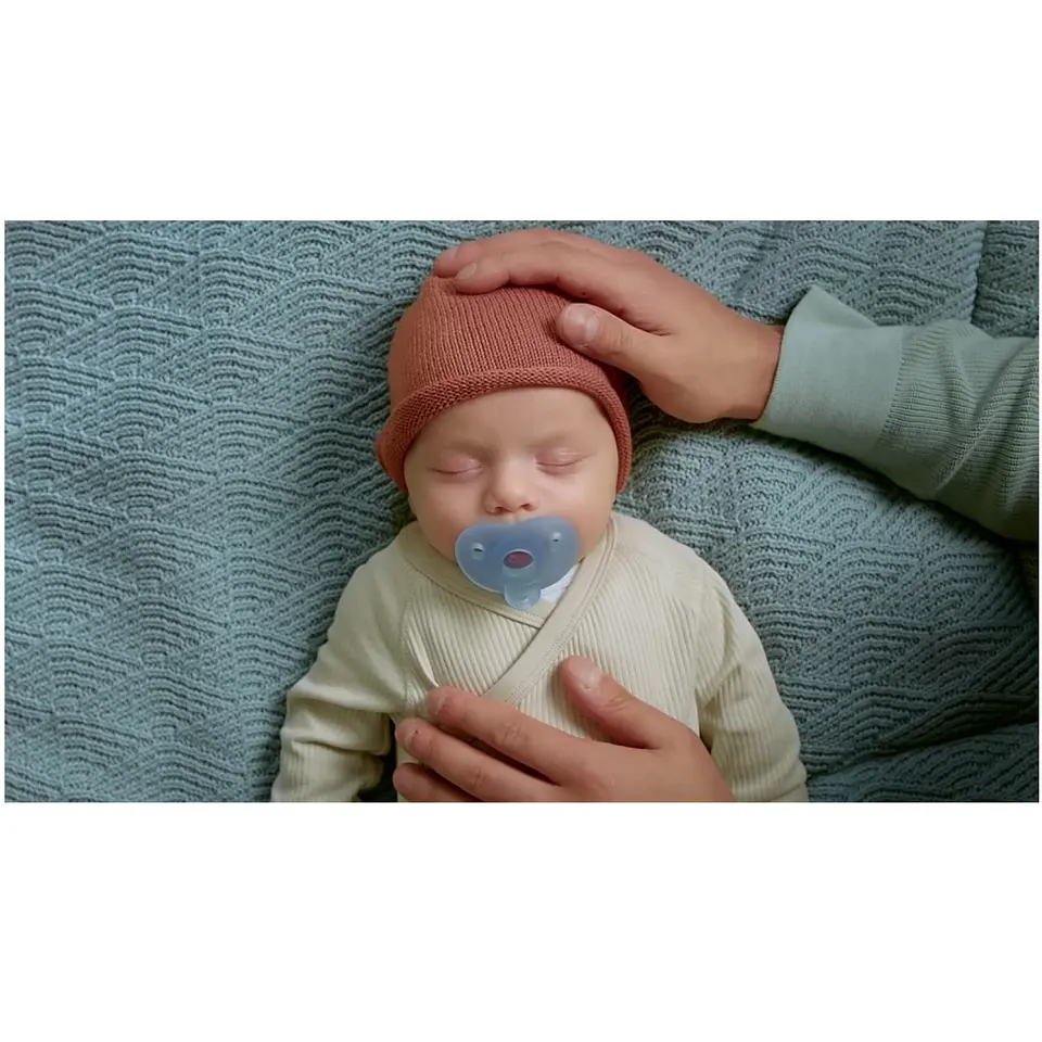 2 Chupete Soothie 0-6m Avent Philips Azul 7