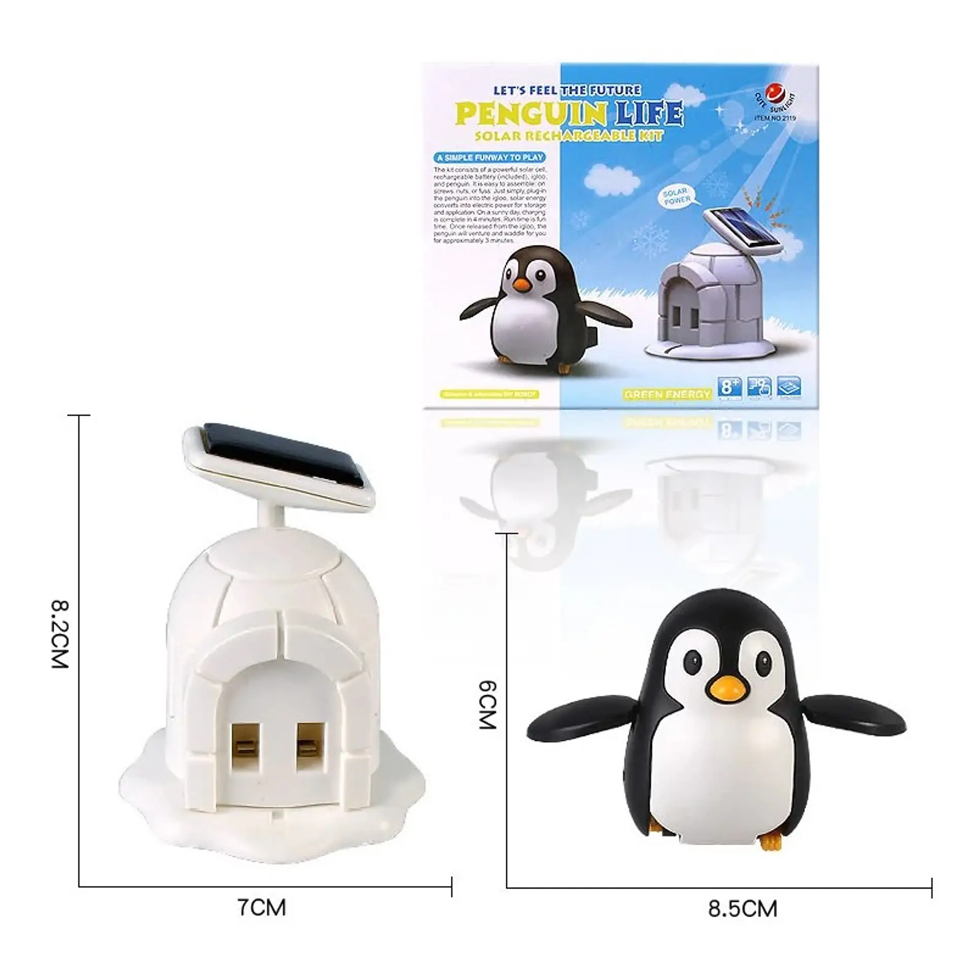 Juguete científico Solar Vida de Pingüino 4