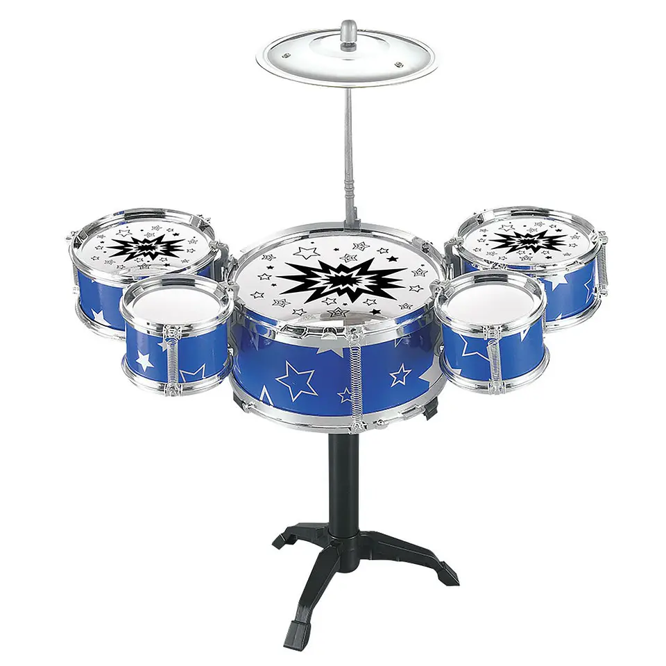 Mini Batería Musical de Juguete 7 Piezas Para Niños 1