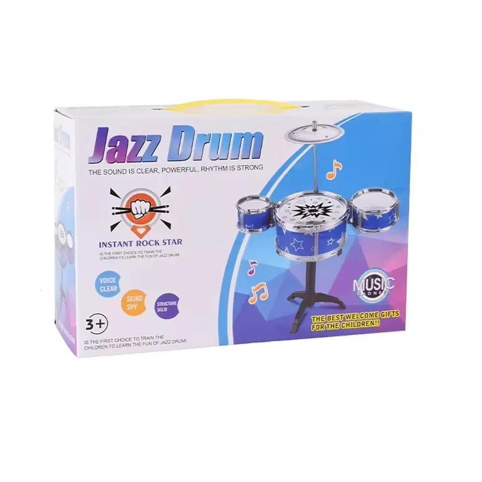 Mini Batería Musical de Juguete 7 Piezas Para Niños 6