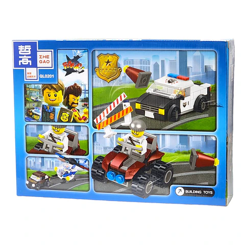 Set Bloques Para Armar Didáctico Police 175 piezas