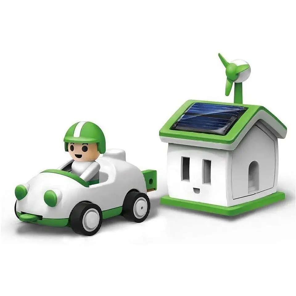 Juguete Solar Vida Verde Científico Auto y Casa 1
