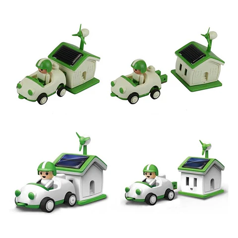 Juguete Solar Vida Verde Científico Auto y Casa