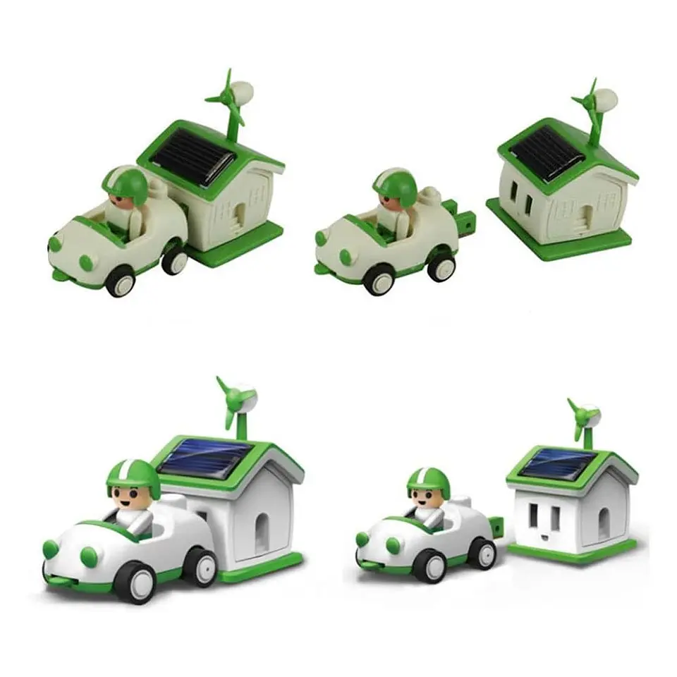 Juguete Solar Vida Verde Científico Auto y Casa 2
