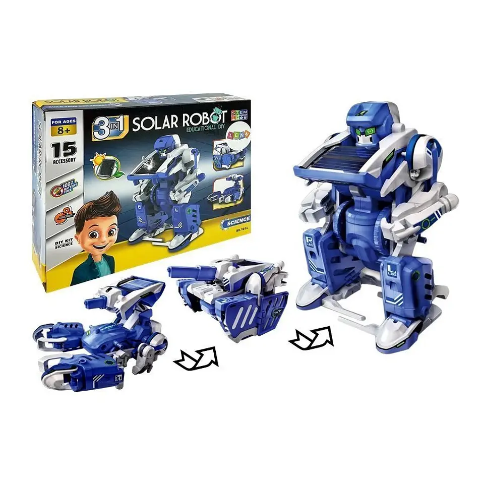 Juguete Científico Robot Solar 3 en 1 Educativo 7