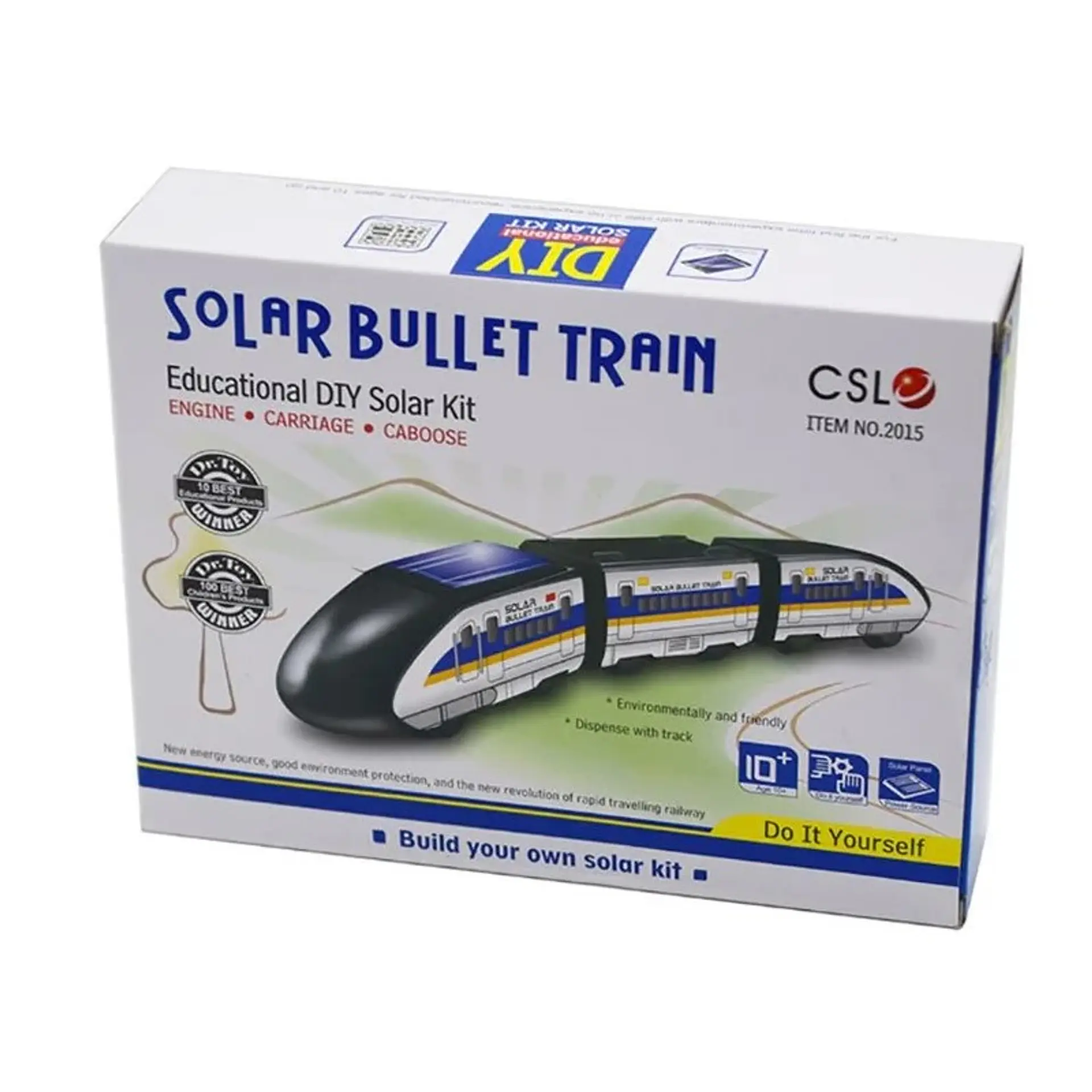 Juguete Científico Tren Bala Solar de 3 vagones 7