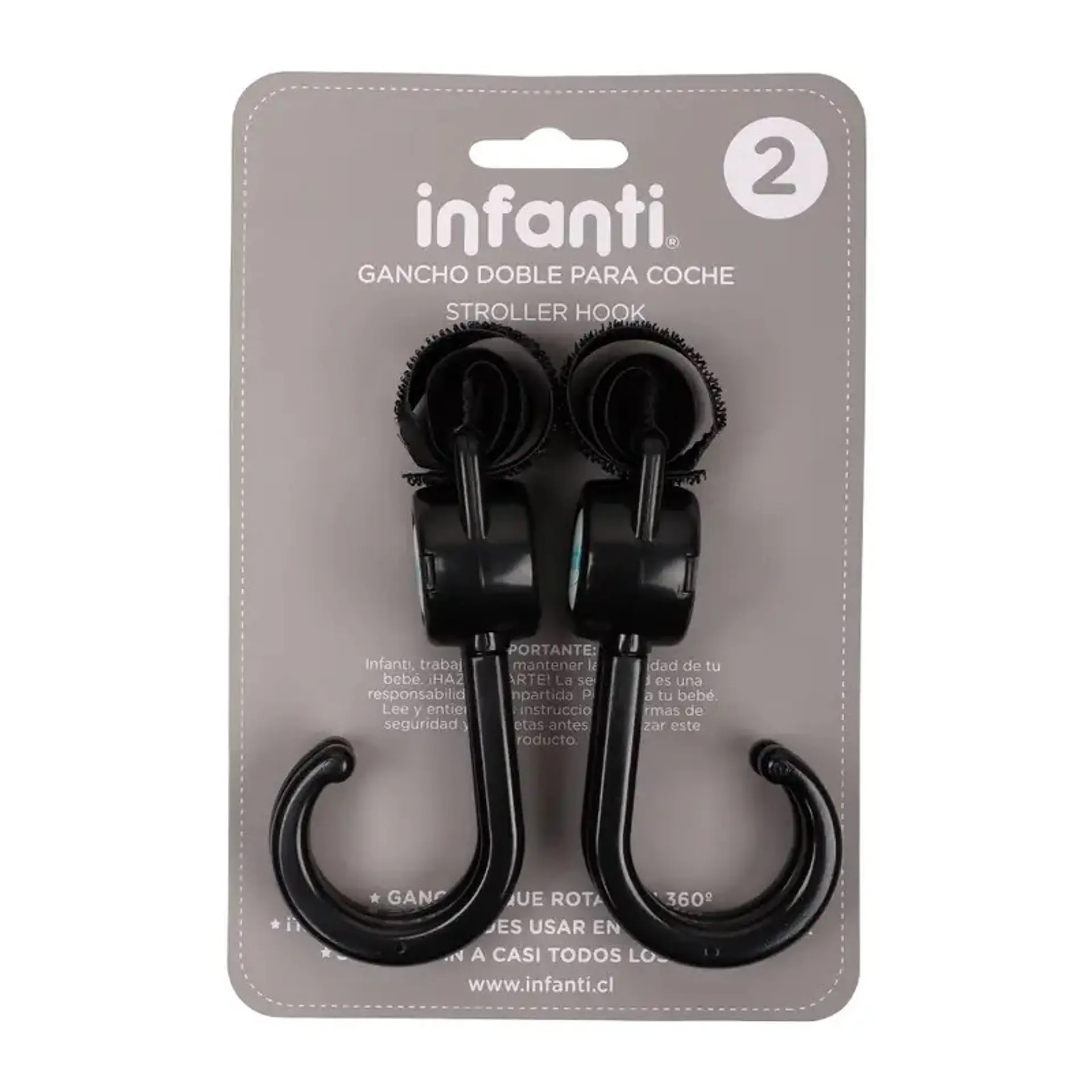 Set 2 Ganchos Para Coche Infanti Crochets 3