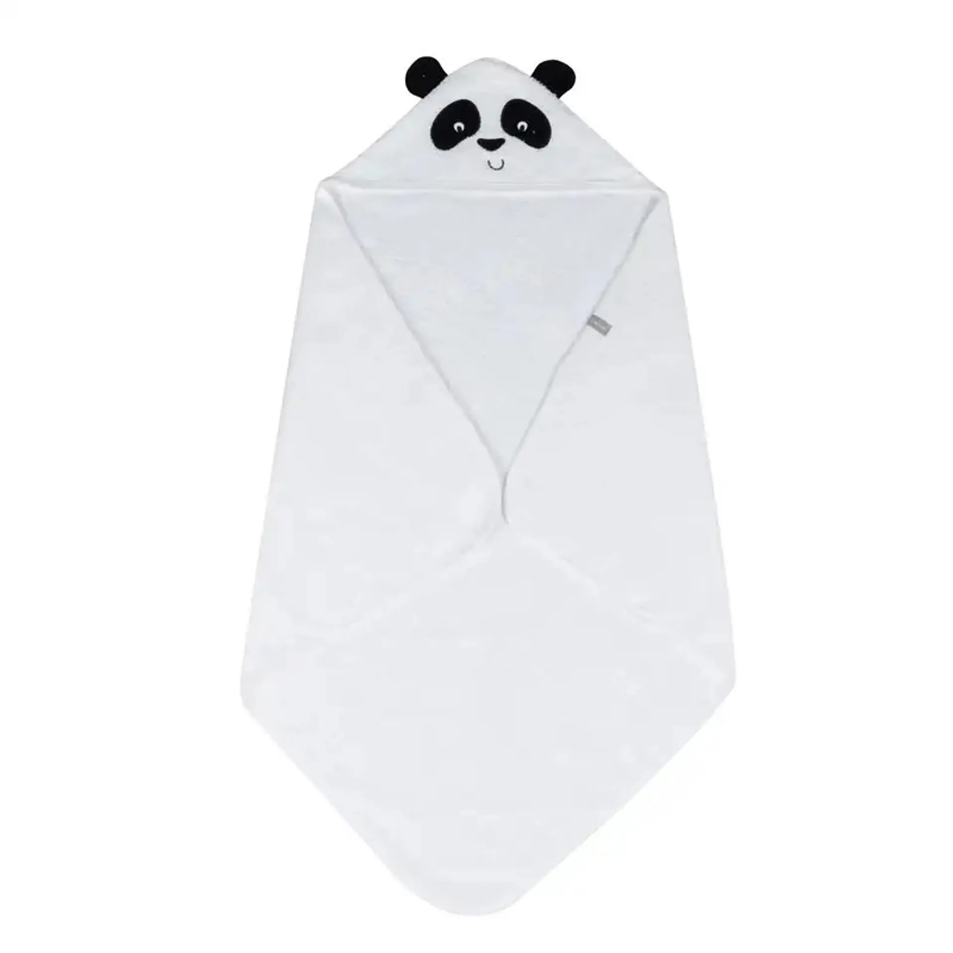 Toalla Capucha Infanti Panda 75x75cm 3