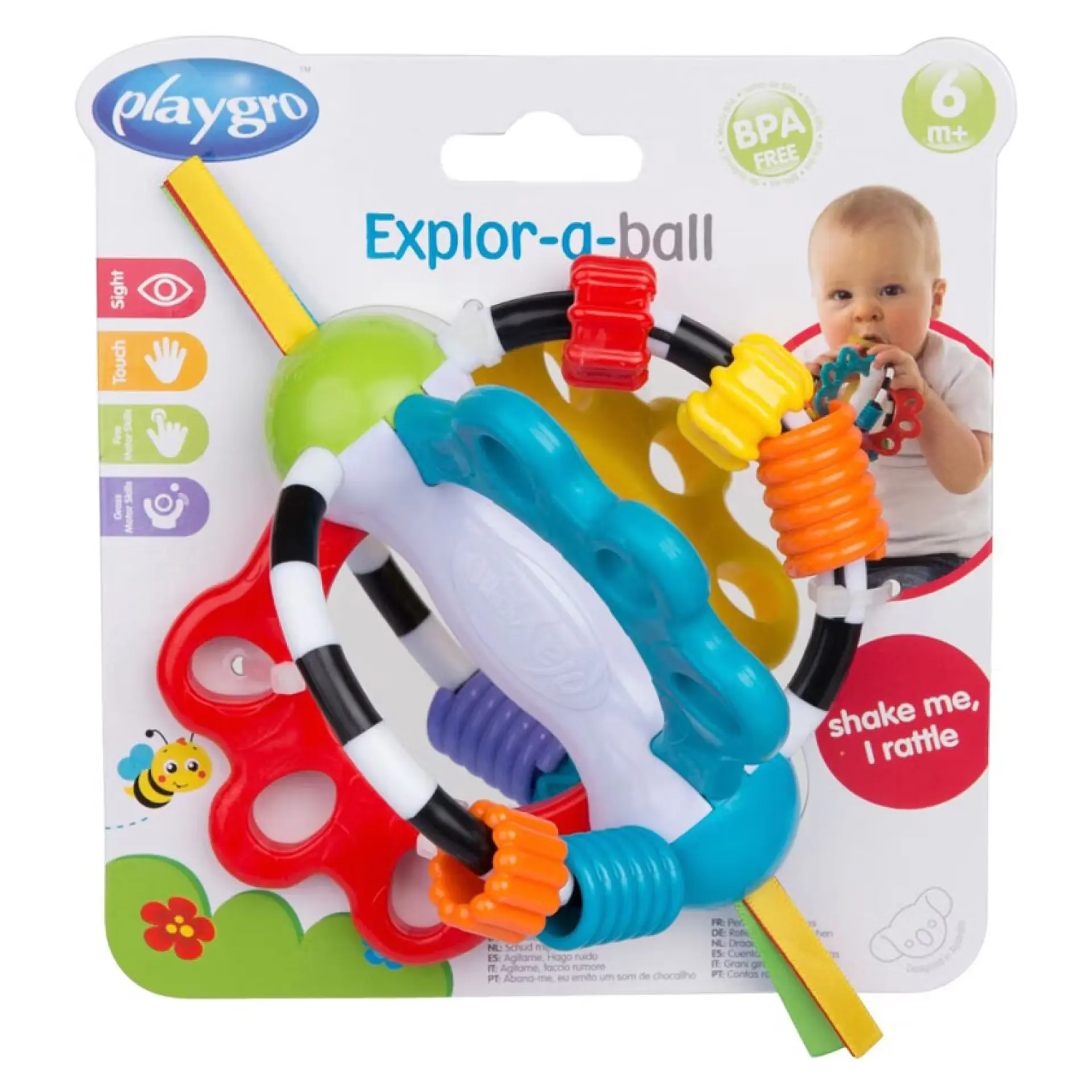 Juego Educativo Infanti Bola Exploradora Ball Playgro 4