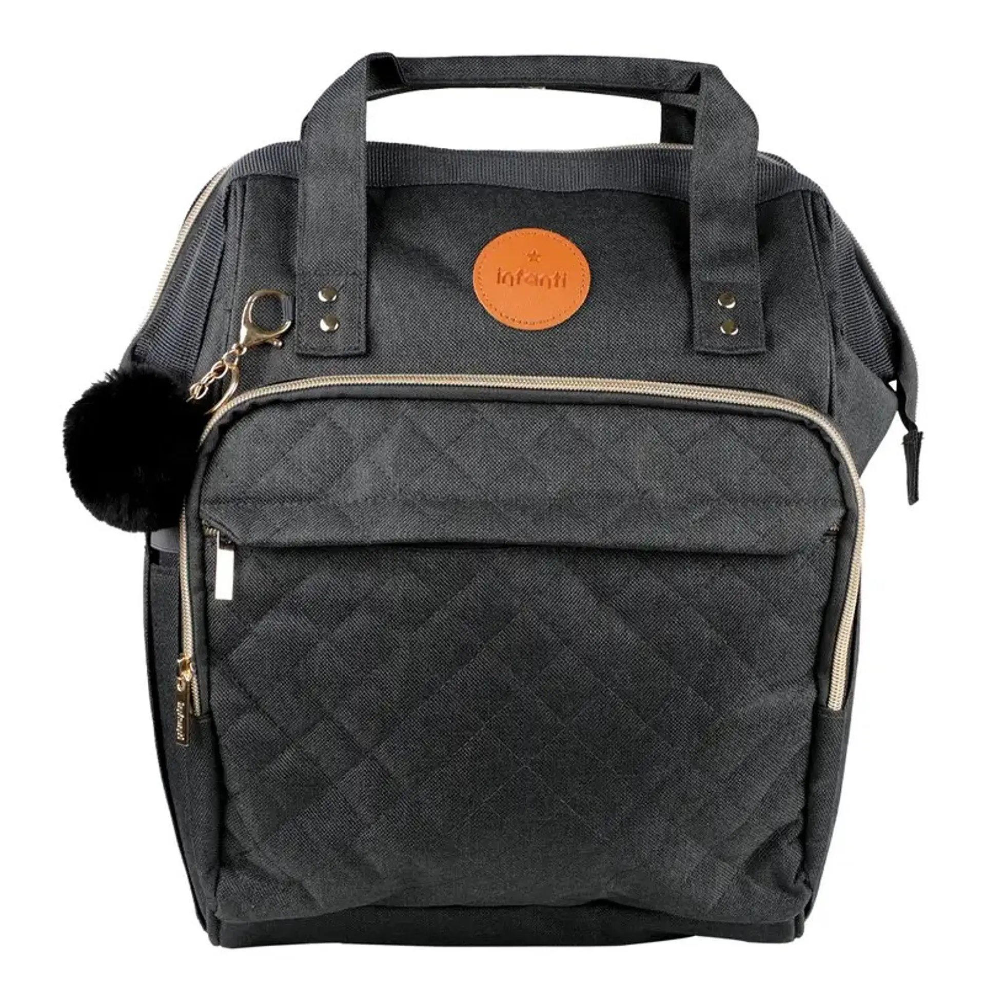 Mochila Pañalera Maternal Infanti Open Negra 1