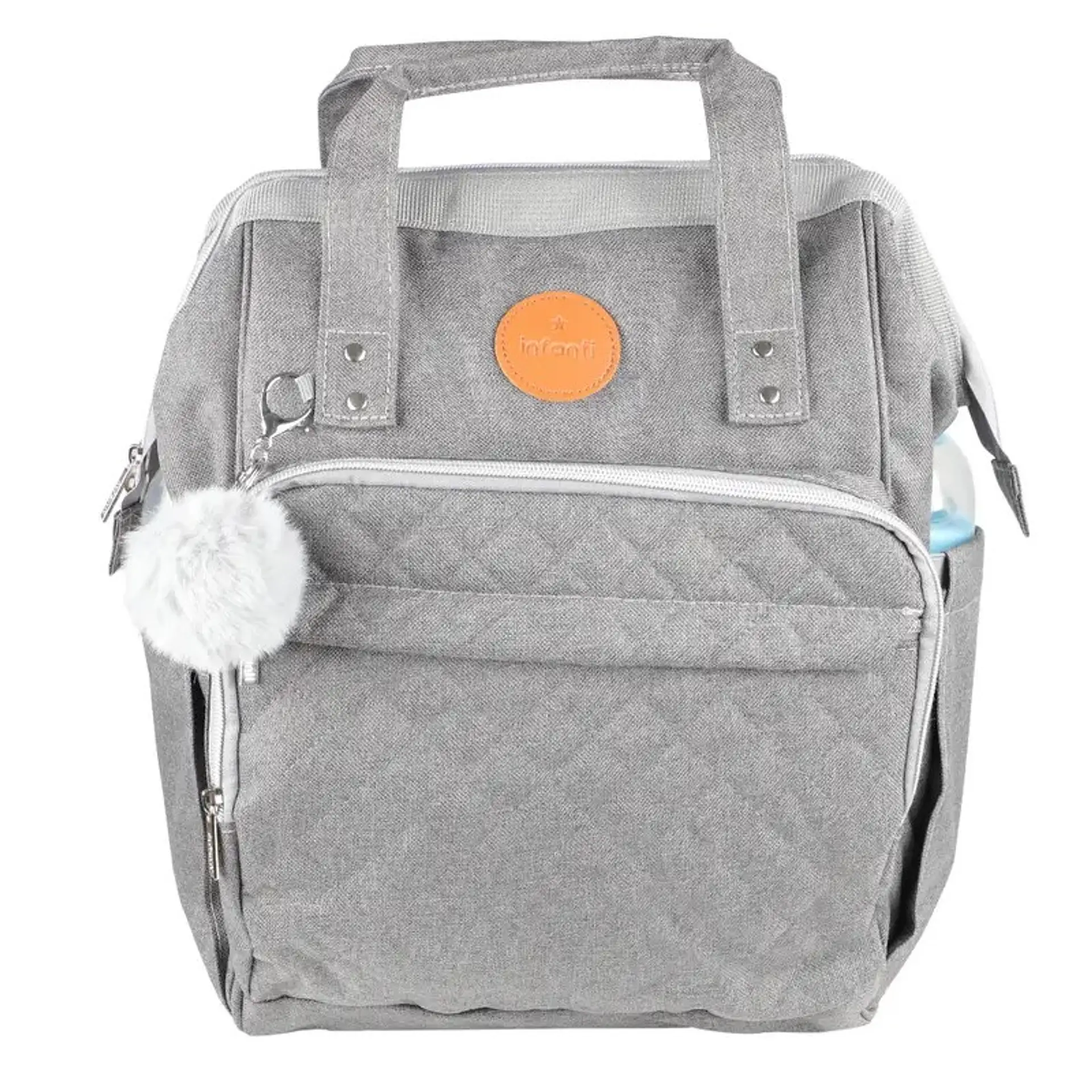 Mochila Pañalera Maternal Infanti Open Gris 1