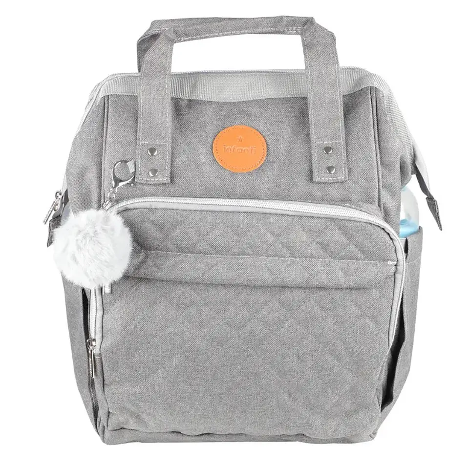 Mochila Pañalera Maternal Infanti Open Gris 1