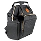 Mochila Pañalera Maternal Infanti Open Negra - Miniatura 4