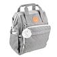 Mochila Pañalera Maternal Infanti Open Gris - Miniatura 5