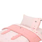 Set De Cuna Infanti Colecho Sábanas Más Cobertor Y Funda Rosado - Miniatura 2