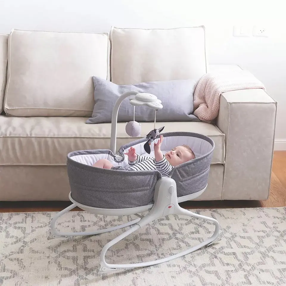 Silla Nido 3 en 1 Rocker Heather gris Tiny Love 6