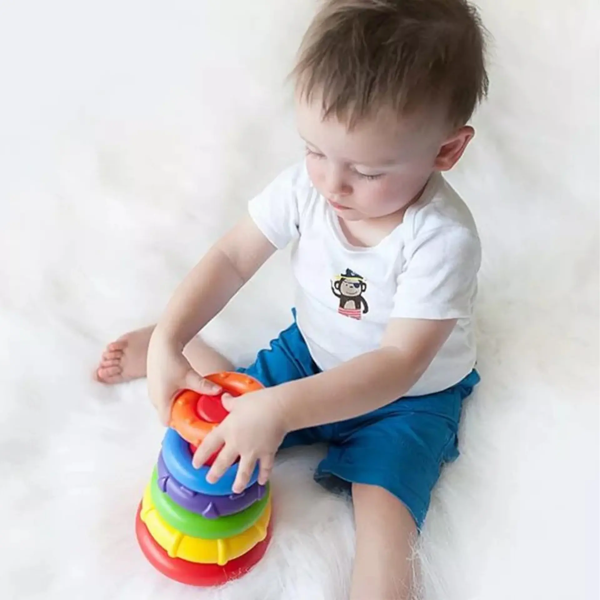 Argollas De Encaje Torre de Apilar y Ordenar Playgro 4