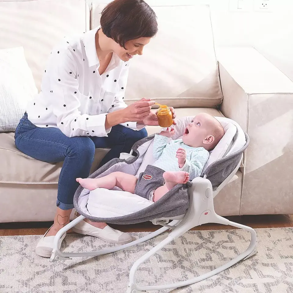 Silla Nido 3 en 1 Rocker Heather gris Tiny Love 8
