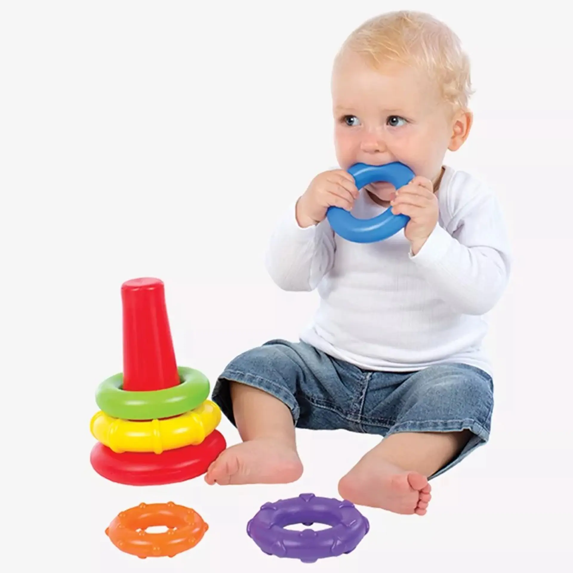 Argollas De Encaje Torre de Apilar y Ordenar Playgro 5