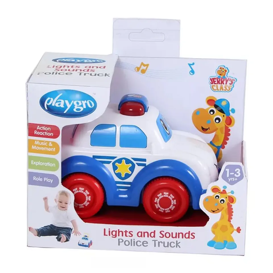 Juguete Auto Policial Con Sonido Playgro 4