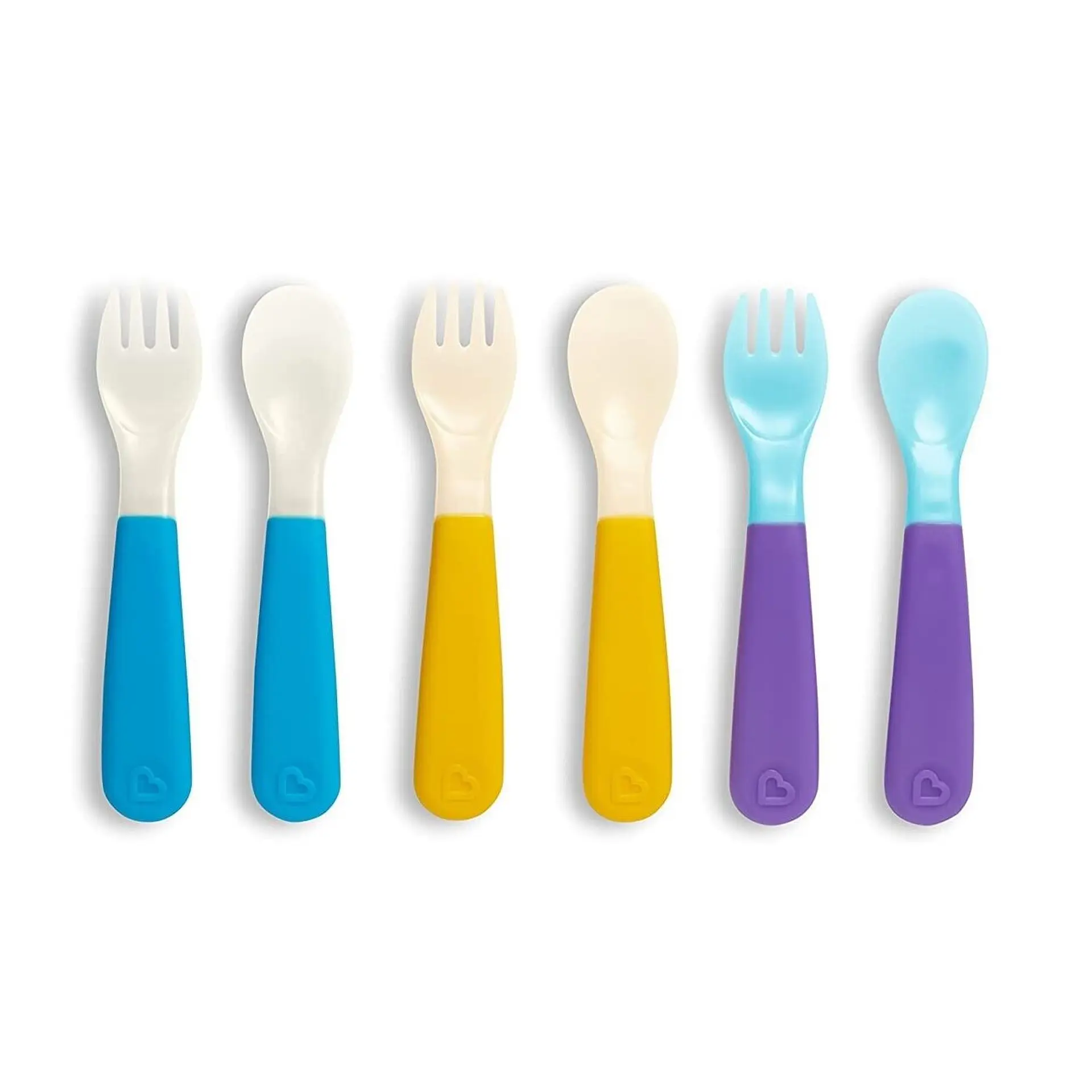 Set Tenedor Y Cucharas Cambian De Color 6pcs Munchkin 3