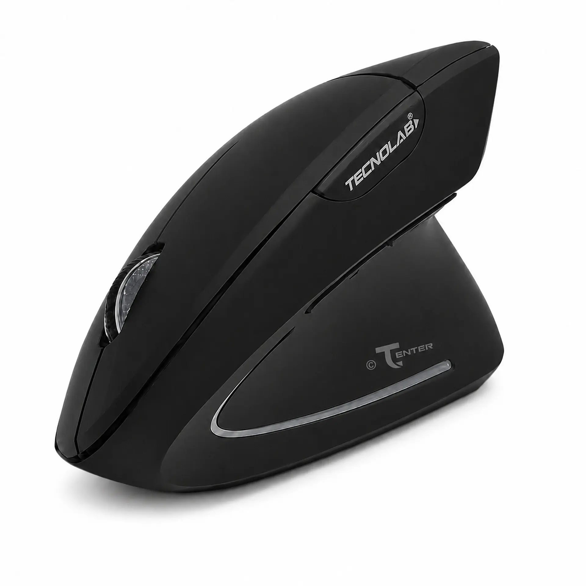 Mouse Vertical Tecnolab ErgoClick TL128 Dual BT 2.4GHz USB-C 1
