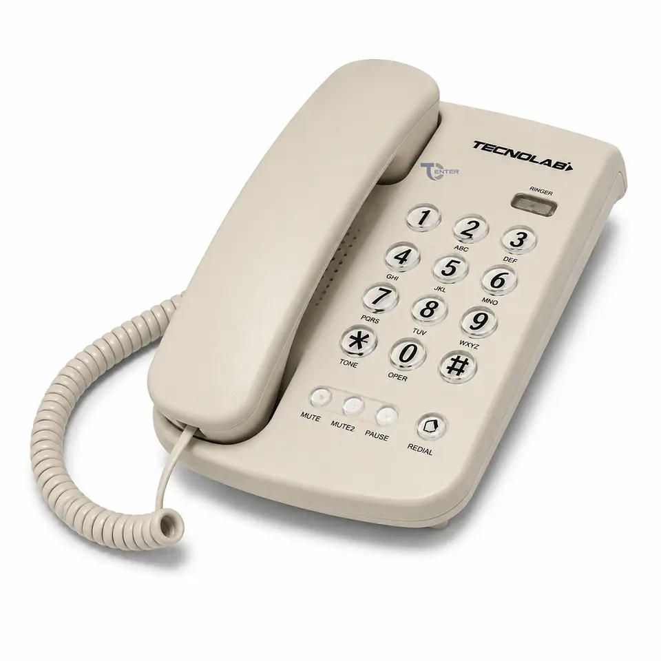 Teléfono Sobremesa Tecnolab TL483 Blanco 1