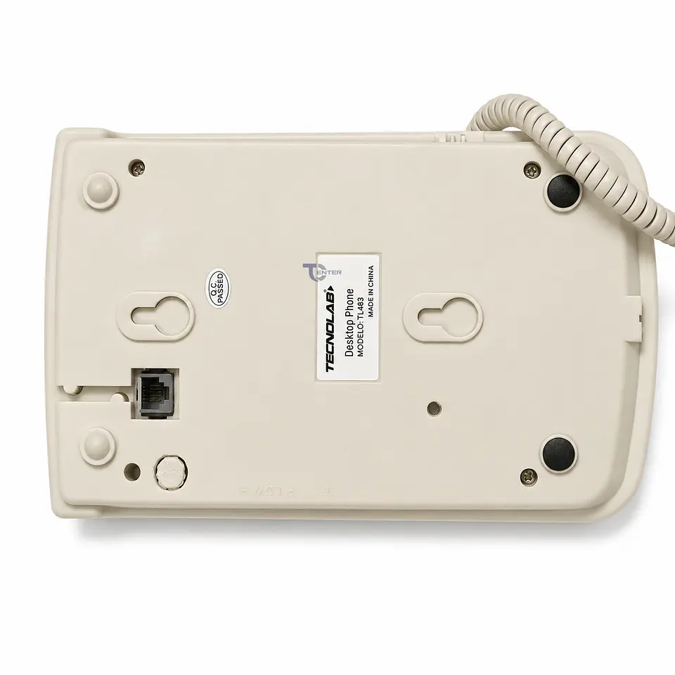 Teléfono Sobremesa Tecnolab TL483 Blanco 4
