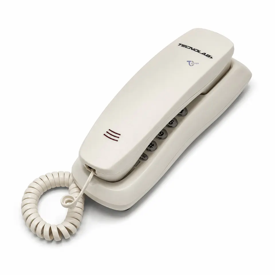 Teléfono Fijo Góndola Tecnolab TL480W Blanco 1