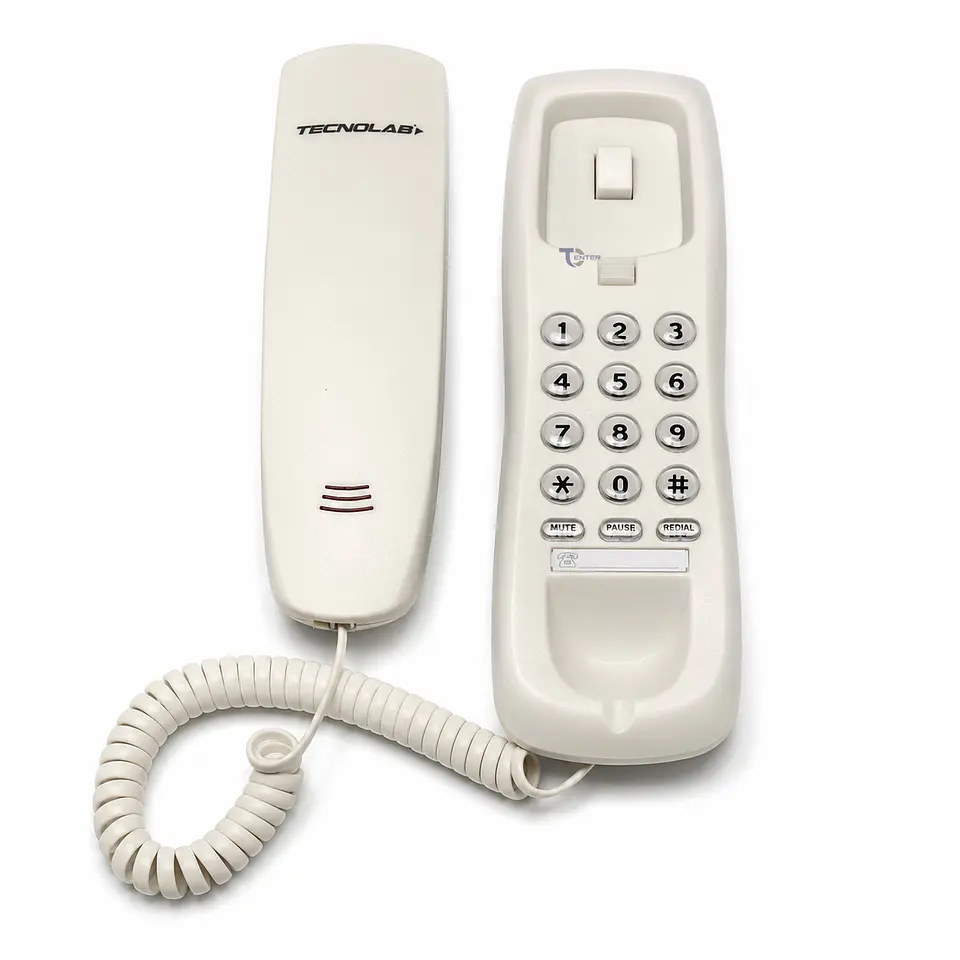 Teléfono Fijo Góndola Tecnolab TL480W Blanco 2