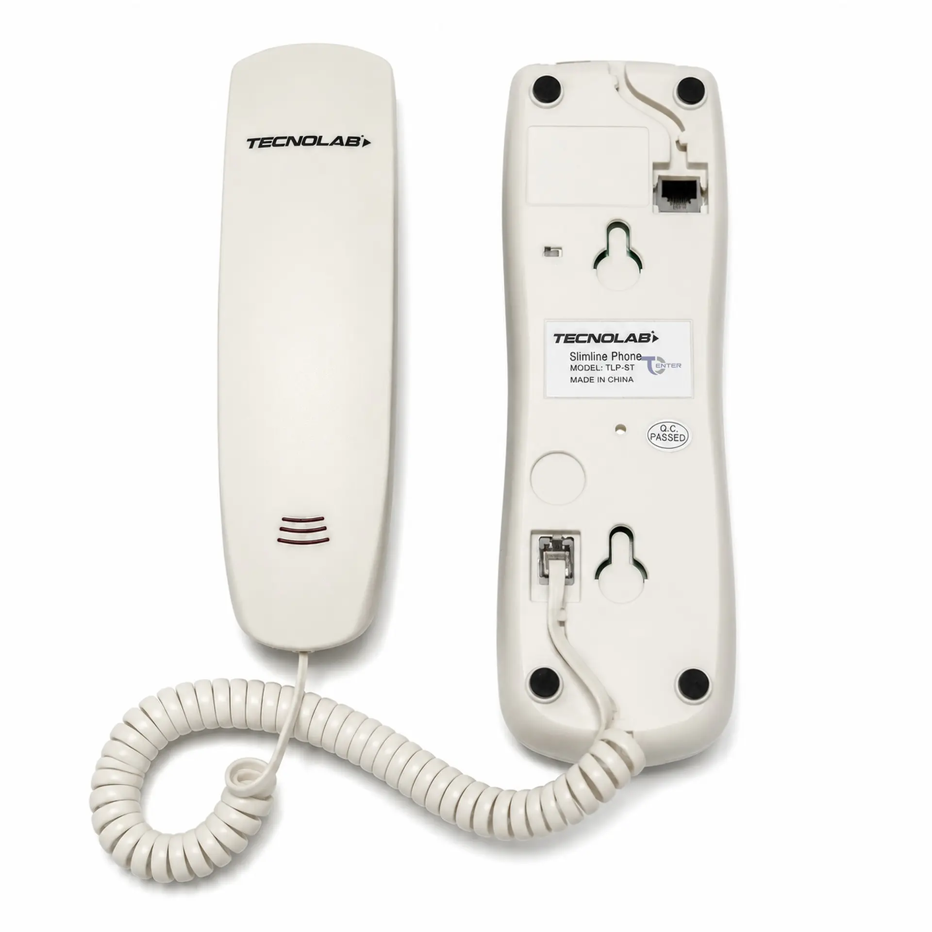 Teléfono Fijo Góndola Tecnolab TL480W Blanco 4