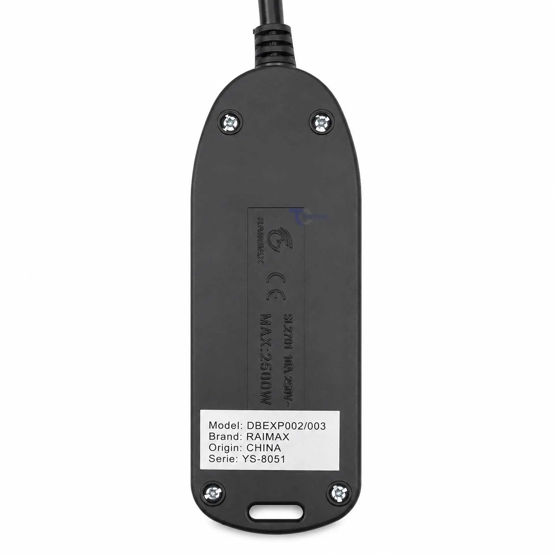 Alargador Eléctrico Raimax 5M 4 Pos RM0061BK Negro 3