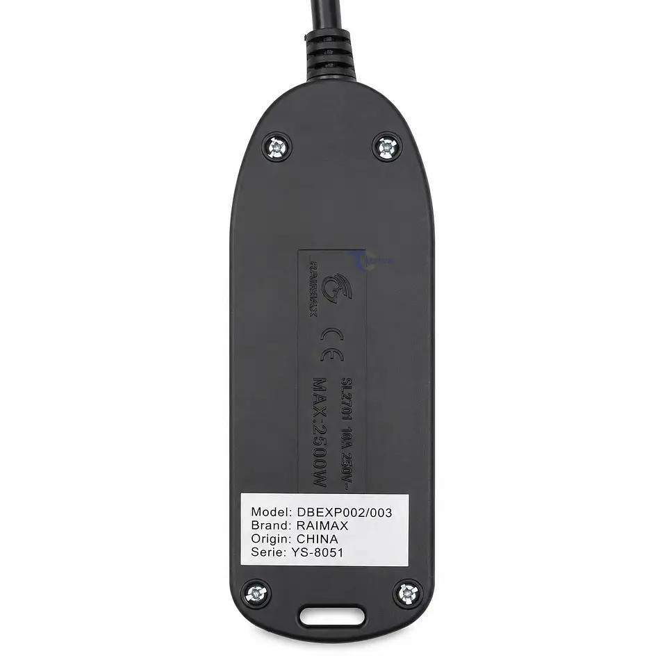 Alargador Eléctrico Raimax 5M 4 Pos RM0061BK Negro 3